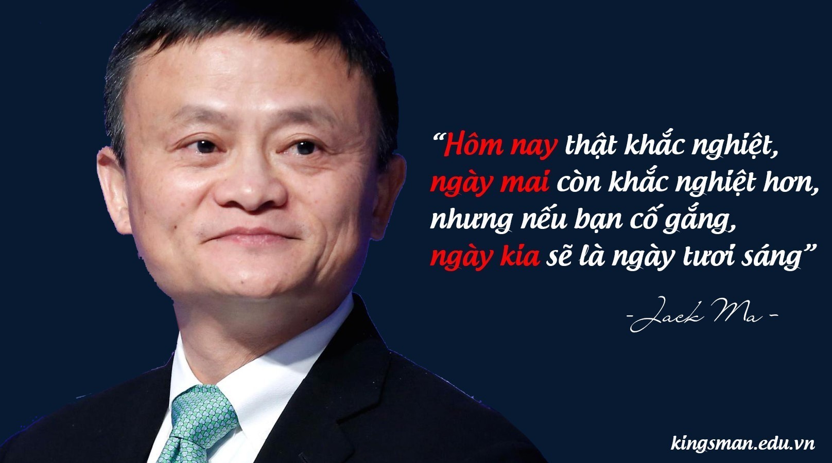 Bài học từ tỷ phú Jack Ma