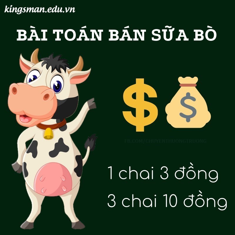 Câu chuyện Bài toán bán sữa bò và Nghệ thuật bán hàng